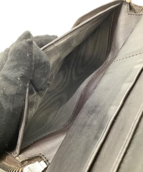 GUCCI（グッチ）GUCCI (グッチ) 長財布　グッチシマ 付属品	本体のみ ブラウンの古着・服飾アイテム