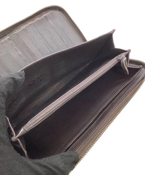 GUCCI（グッチ）GUCCI (グッチ) 長財布　グッチシマ 付属品	本体のみ ブラウンの古着・服飾アイテム