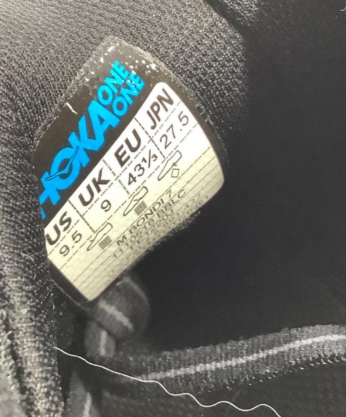 HOKAONEONE（ホカオネオネ）HOKAONEONE (ホカオネオネ) スニーカー　BONDI 7 ブラック サイズ:27.5の古着・服飾アイテム