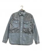 nanamicaナナミカ）の古着「長袖シャツ」｜ブルー