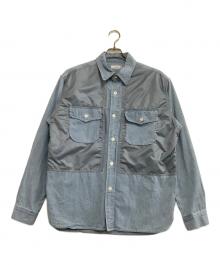 nanamica（ナナミカ）の古着「長袖シャツ」｜ブルー