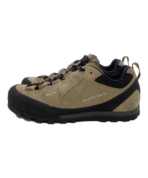 mont-bell（モンベル）mont-bell (モンベル) トレッキングシューズ クラッグホッパー レザー ベージュ×ブラック サイズ:27.5の古着・服飾アイテム