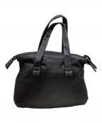 kawa-kawaカワカワ）の古着「トートバッグ ビッグジップ」｜ブラック