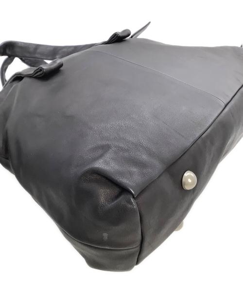 kawa-kawa（カワカワ）kawa-kawa (カワカワ) トートバッグ ビッグジップ ブラックの古着・服飾アイテム