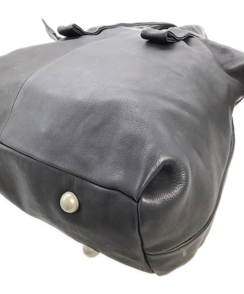 kawa-kawa（カワカワ）kawa-kawa (カワカワ) トートバッグ ビッグジップ ブラックの古着・服飾アイテム