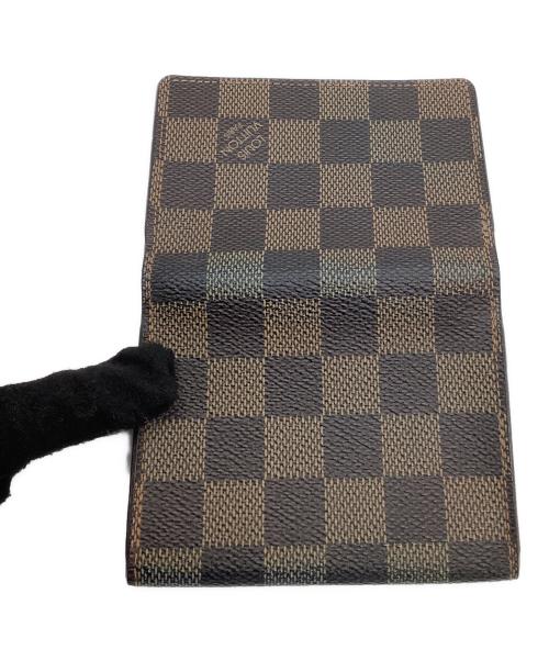 LOUIS VUITTON（ルイ ヴィトン）LOUIS VUITTON (ルイ ヴィトン) 名刺入れ ダミエ  アンヴェロップ・カルト・ドゥ・ヴィジット ブラウンの古着・服飾アイテム