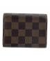 LOUIS VUITTON (ルイ ヴィトン) 名刺入れ ダミエ  アンヴェロップ・カルト・ドゥ・ヴィジット ブラウン：12000円