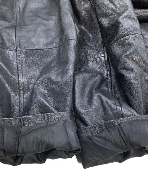 M.JULIAN（エムジュリアン）M.JULIAN (エムジュリアン) レザージャケット　ライナー付き ブラック サイズ:Mの古着・服飾アイテム