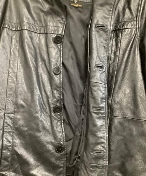 M.JULIAN（エムジュリアン）M.JULIAN (エムジュリアン) レザージャケット　ライナー付き ブラック サイズ:Mの古着・服飾アイテム