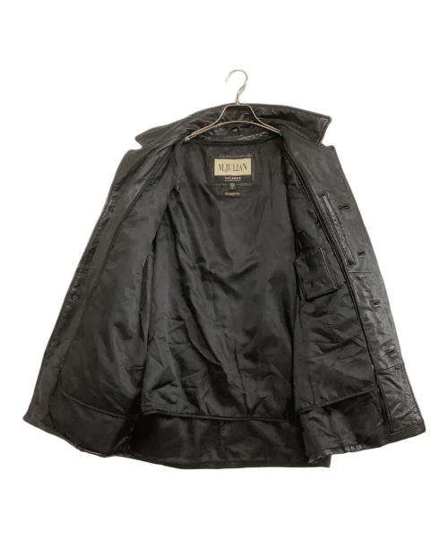 M.JULIAN（エムジュリアン）M.JULIAN (エムジュリアン) レザージャケット　ライナー付き ブラック サイズ:Mの古着・服飾アイテム