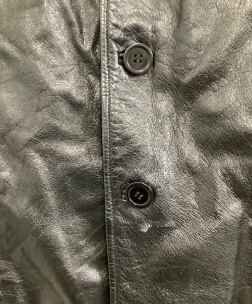 M.JULIAN（エムジュリアン）M.JULIAN (エムジュリアン) レザージャケット　ライナー付き ブラック サイズ:Mの古着・服飾アイテム