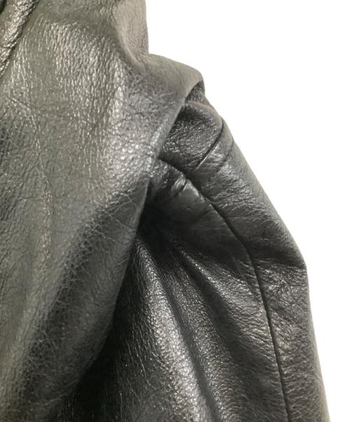M.JULIAN（エムジュリアン）M.JULIAN (エムジュリアン) レザージャケット　ライナー付き ブラック サイズ:Mの古着・服飾アイテム