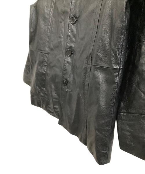 M.JULIAN（エムジュリアン）M.JULIAN (エムジュリアン) レザージャケット　ライナー付き ブラック サイズ:Mの古着・服飾アイテム