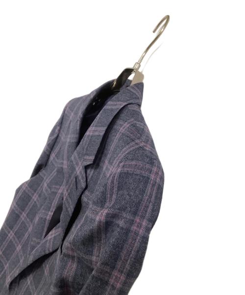 PAUL SMITH（ポールスミス）PAUL SMITH (ポールスミス) セットアップスーツ チェック ネイビー×パープル サイズ:Mの古着・服飾アイテム