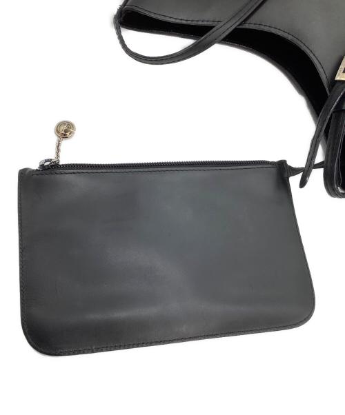 GUCCI（グッチ）GUCCI (グッチ) セミショルダーバッグ ブラックの古着・服飾アイテム