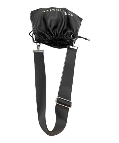 Lyft（リフト）Lyft (リフト) 巾着バッグ ブラックの古着・服飾アイテム