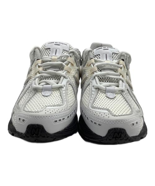 NEW BALANCE（ニューバランス）NEW BALANCE (ニューバランス) COMME des GARCONS HOMME (コムデギャルソン オム) スニーカー ホワイト×ブラック サイズ:27の古着・服飾アイテム