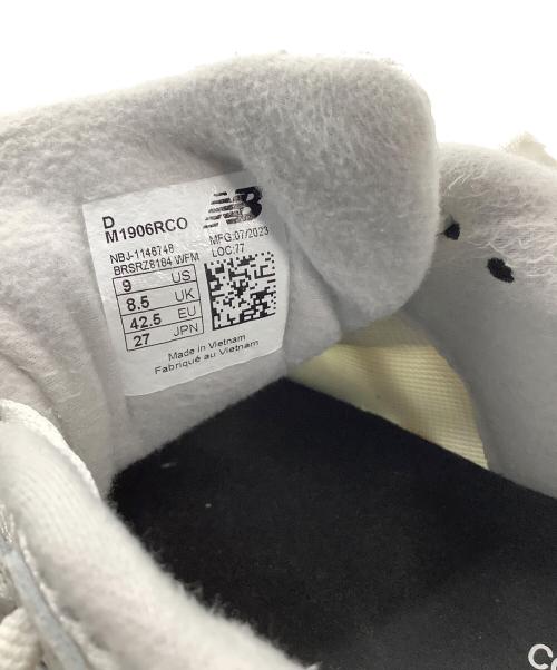 NEW BALANCE（ニューバランス）NEW BALANCE (ニューバランス) COMME des GARCONS HOMME (コムデギャルソン オム) スニーカー ホワイト×ブラック サイズ:27の古着・服飾アイテム