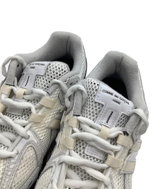 NEW BALANCE（ニューバランス）NEW BALANCE (ニューバランス) COMME des GARCONS HOMME (コムデギャルソン オム) スニーカー ホワイト×ブラック サイズ:27の古着・服飾アイテム