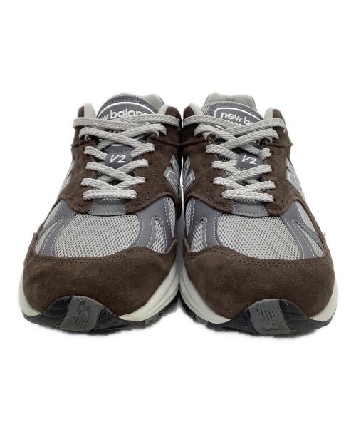 NEW BALANCE（ニューバランス）NEW BALANCE (ニューバランス) スニーカー 991V2 ブラウン×グレー サイズ:27.5の古着・服飾アイテム
