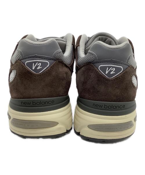 NEW BALANCE（ニューバランス）NEW BALANCE (ニューバランス) スニーカー 991V2 ブラウン×グレー サイズ:27.5の古着・服飾アイテム
