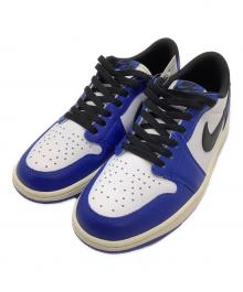 NIKE（ナイキ）の古着「スニーカー Air Jordan 1 Retro Low OG "Game Royal"」｜ブルー×ホワイト