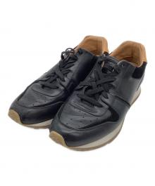 LOUIS VUITTON（ルイ ヴィトン）の古着「レザースニーカー」｜ブラック