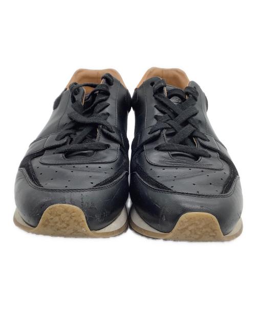 LOUIS VUITTON（ルイ ヴィトン）LOUIS VUITTON (ルイ ヴィトン) レザースニーカー ブラック サイズ:6 1/2の古着・服飾アイテム