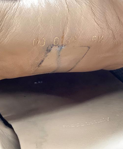 LOUIS VUITTON（ルイ ヴィトン）LOUIS VUITTON (ルイ ヴィトン) レザースニーカー ブラック サイズ:6 1/2の古着・服飾アイテム