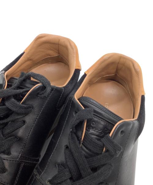 LOUIS VUITTON（ルイ ヴィトン）LOUIS VUITTON (ルイ ヴィトン) レザースニーカー ブラック サイズ:6 1/2の古着・服飾アイテム