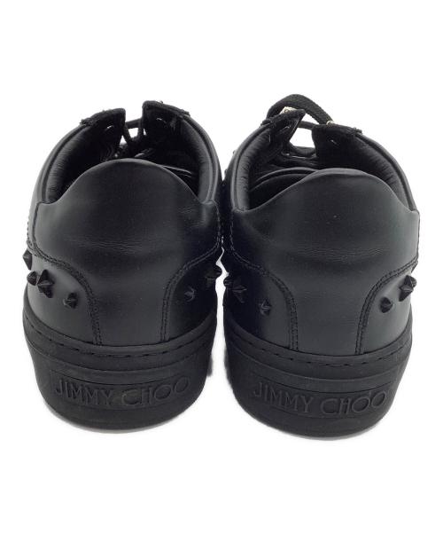 JIMMY CHOO（ジミーチュウ）JIMMY CHOO (ジミーチュウ) ローカットスニーカー	ACE　スタッズ ブラック サイズ:41の古着・服飾アイテム