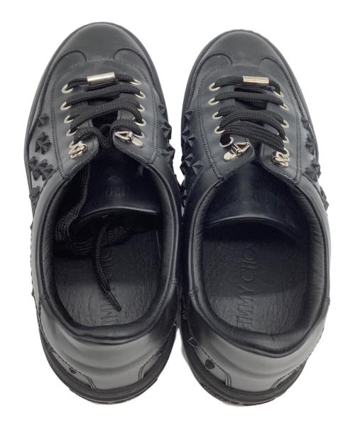 JIMMY CHOO（ジミーチュウ）JIMMY CHOO (ジミーチュウ) ローカットスニーカー	ACE　スタッズ ブラック サイズ:41の古着・服飾アイテム