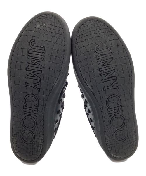 JIMMY CHOO（ジミーチュウ）JIMMY CHOO (ジミーチュウ) ローカットスニーカー	ACE　スタッズ ブラック サイズ:41の古着・服飾アイテム