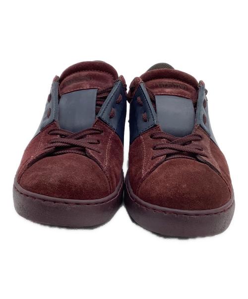 VALENTINO GARAVANI（ヴァレンティノ・ガラヴァーニ）VALENTINO GARAVANI (ヴァレンティノ・ガラヴァーニ) ローカットスニーカー レッド×ネイビー サイズ:40の古着・服飾アイテム