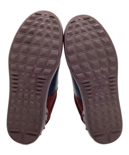 VALENTINO GARAVANI（ヴァレンティノ・ガラヴァーニ）VALENTINO GARAVANI (ヴァレンティノ・ガラヴァーニ) ローカットスニーカー レッド×ネイビー サイズ:40の古着・服飾アイテム