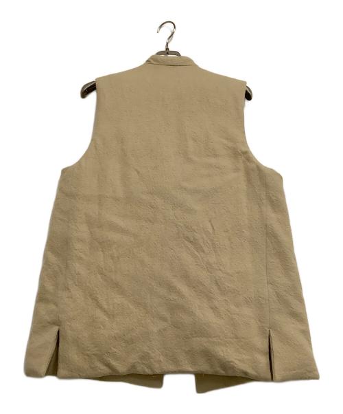COSMIC WONDER（コズミックワンダー）COSMIC WONDER (コズミックワンダー) ダウンベスト　Folk down vest　光の夢　 ベージュ サイズ:Lの古着・服飾アイテム