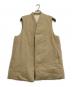 COSMIC WONDER（コズミックワンダー）の古着「ダウンベスト　Folk down vest　光の夢　」｜ベージュ