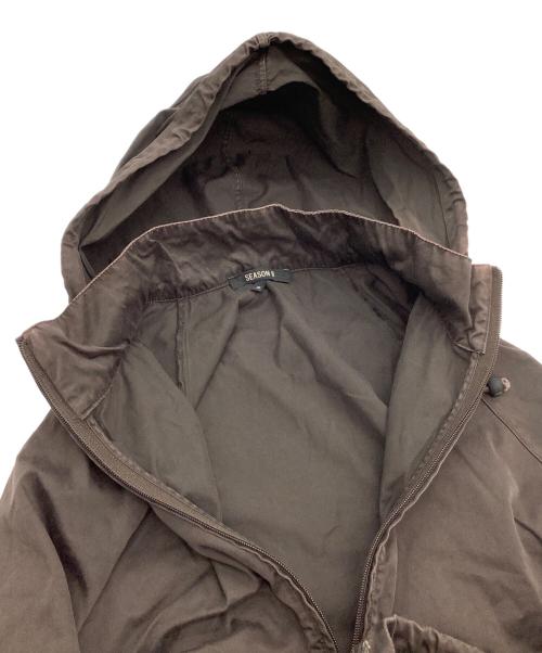 YEEZY SEASON 6（イージーシーズン6）YEEZY SEASON 6 (イージーシーズン6) アノラックパーカー ブラウン サイズ:Sの古着・服飾アイテム