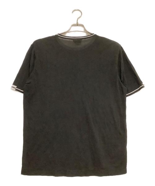 HERMES（エルメス）HERMES (エルメス) 半袖Tシャツ ブラック×ホワイト サイズ:XLの古着・服飾アイテム