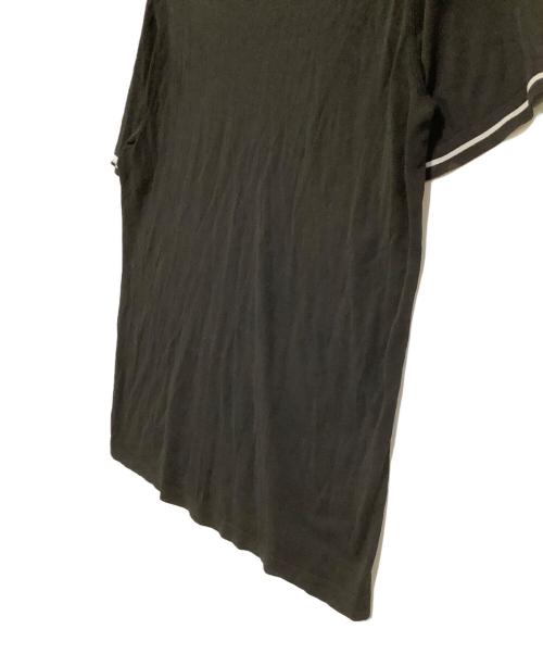 HERMES（エルメス）HERMES (エルメス) 半袖Tシャツ ブラック×ホワイト サイズ:XLの古着・服飾アイテム