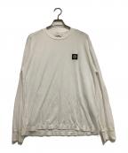 STONE ISLANDストーンアイランド）の古着「長袖カットソー」｜ホワイト