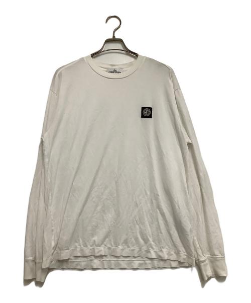STONE ISLAND（ストーンアイランド）STONE ISLAND (ストーンアイランド) 長袖カットソー ホワイト サイズ:XLの古着・服飾アイテム