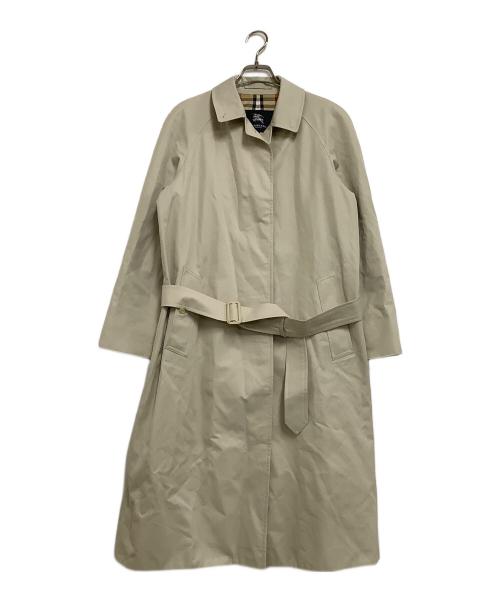 BURBERRY LONDON（バーバリーロンドン）BURBERRY LONDON (バーバリーロンドン) ステンカラーコート 裏地ノヴァチェック柄 ベージュ サイズ:9ARの古着・服飾アイテム