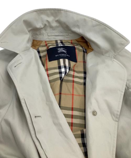 BURBERRY LONDON（バーバリーロンドン）BURBERRY LONDON (バーバリーロンドン) ステンカラーコート 裏地ノヴァチェック柄 ベージュ サイズ:9ARの古着・服飾アイテム