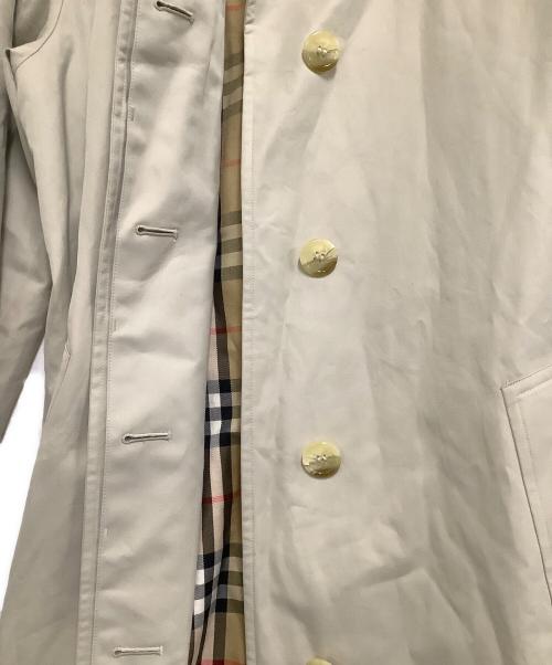 BURBERRY LONDON（バーバリーロンドン）BURBERRY LONDON (バーバリーロンドン) ステンカラーコート 裏地ノヴァチェック柄 ベージュ サイズ:9ARの古着・服飾アイテム