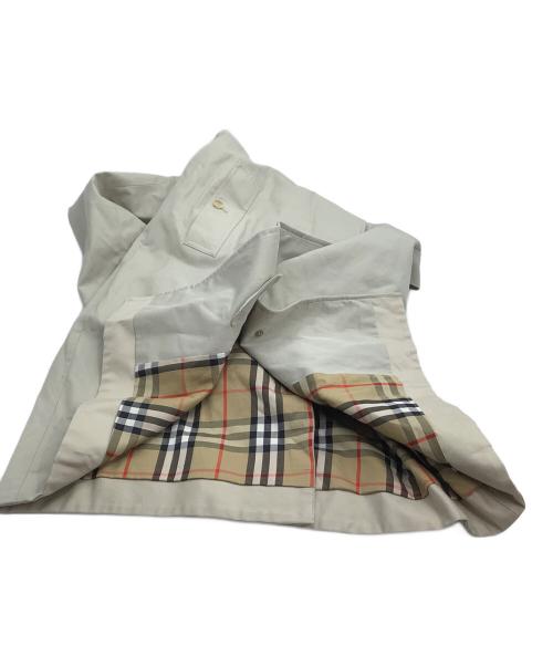 BURBERRY LONDON（バーバリーロンドン）BURBERRY LONDON (バーバリーロンドン) ステンカラーコート 裏地ノヴァチェック柄 ベージュ サイズ:9ARの古着・服飾アイテム