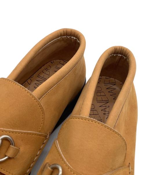 MANEBU（マネブ）MANEBU (マネブ) ビットローファー キャメル サイズ:42の古着・服飾アイテム