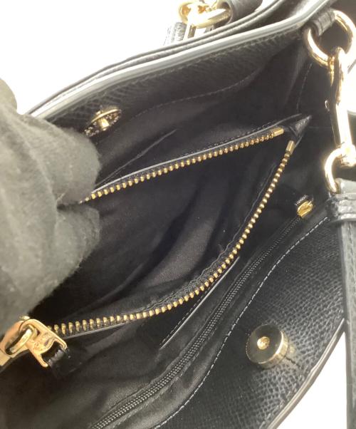 COACH（コーチ）COACH (コーチ) 2WAYバッグ ブラック×ゴールドの古着・服飾アイテム