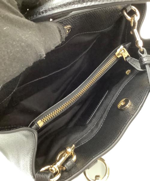 COACH（コーチ）COACH (コーチ) 2WAYバッグ ブラック×ゴールドの古着・服飾アイテム