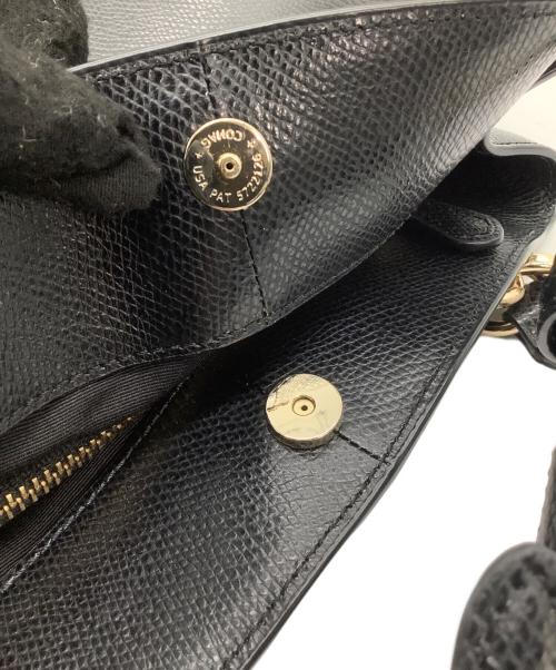 COACH（コーチ）COACH (コーチ) 2WAYバッグ ブラック×ゴールドの古着・服飾アイテム